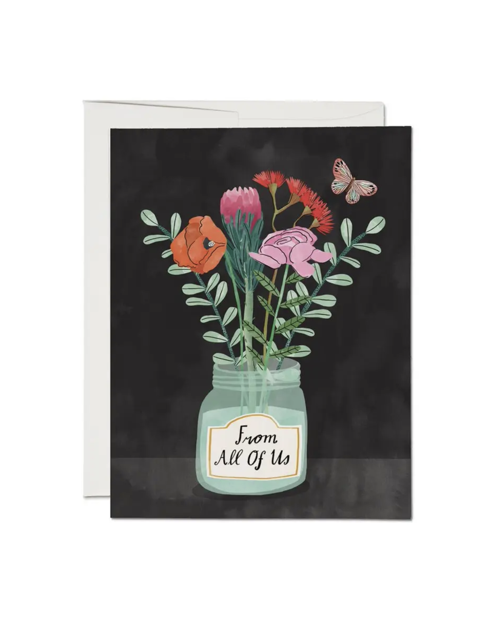 Flowers From Us Card