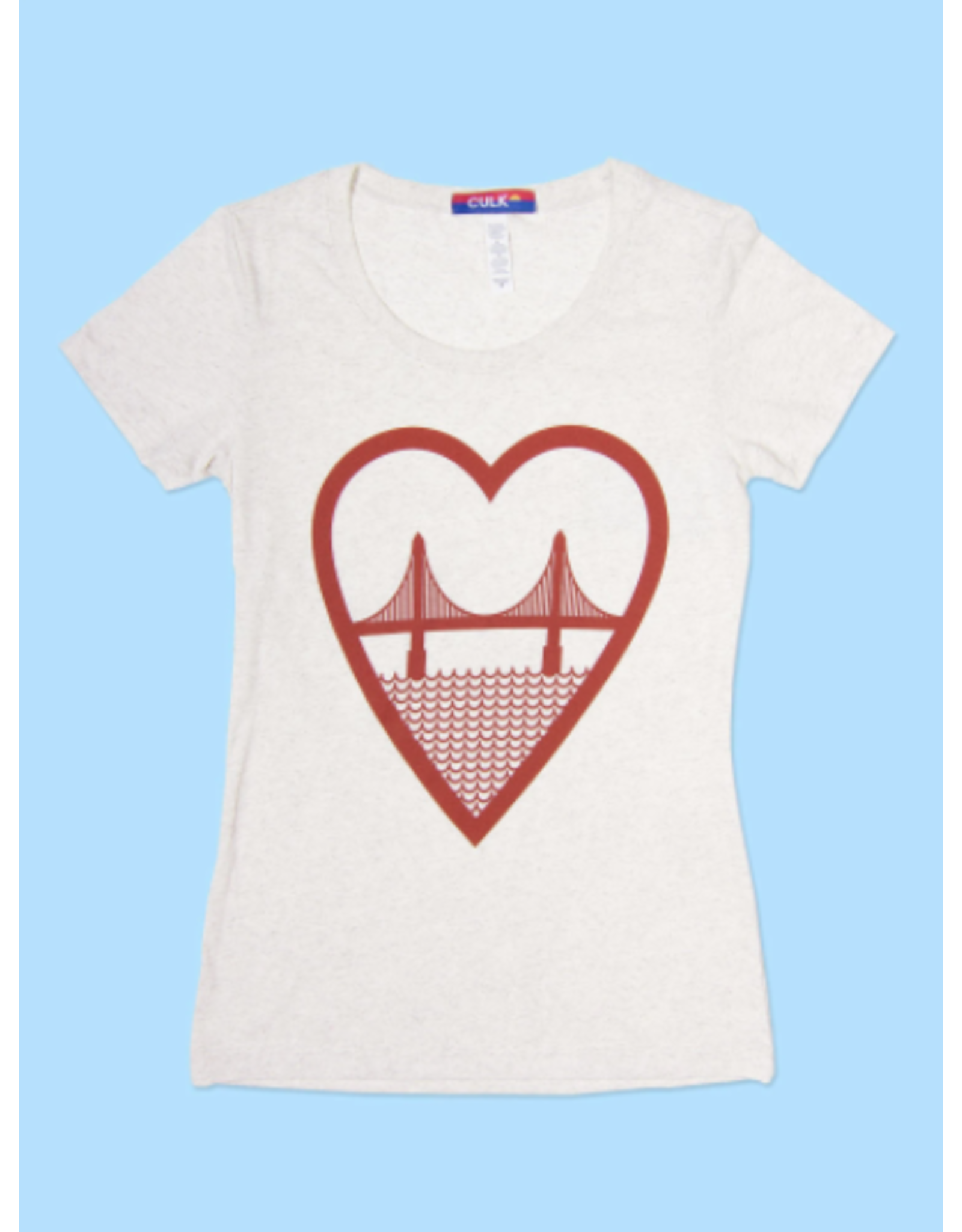 Culk I Heart SF Women's Tee - Oatmeal