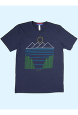 Culk Minimal Lake Tahoe Unisex Tee - Navy