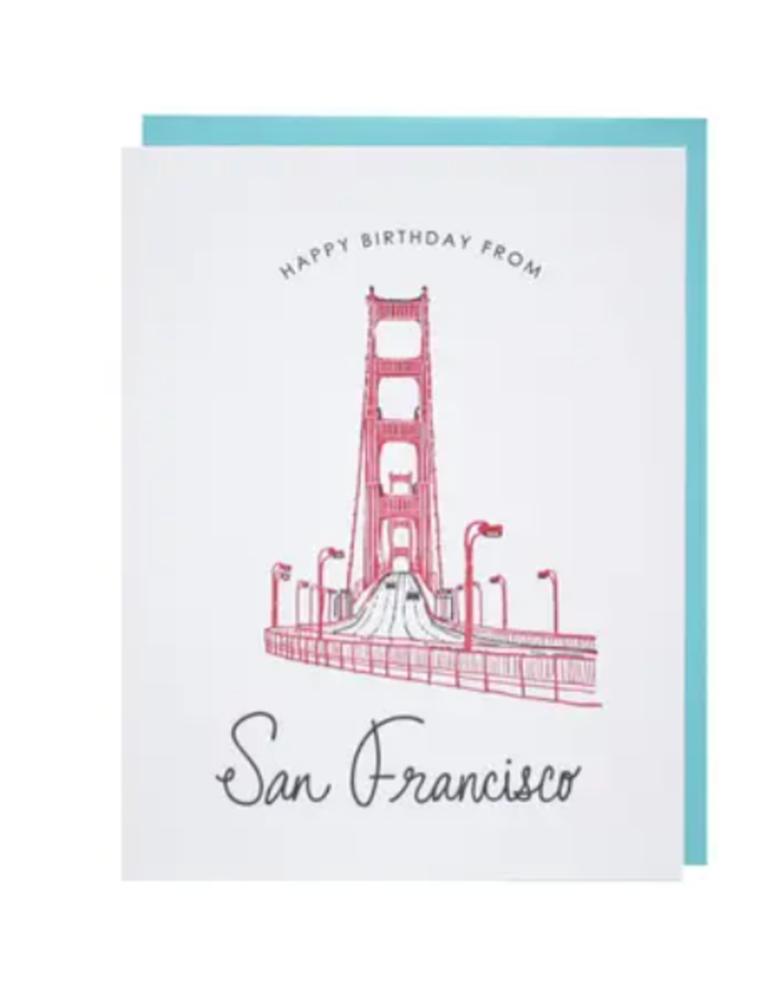 San Francisco Birthday Card