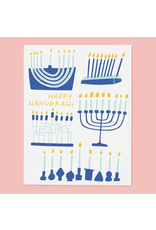 Menorahs Card -  Set of 6