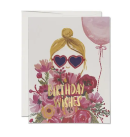 Heart Shaped Glasses Card