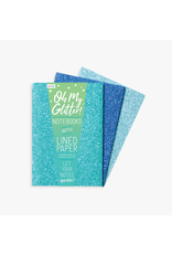 Oh My Glitter! Notebooks: Aquamarine & Sapphire