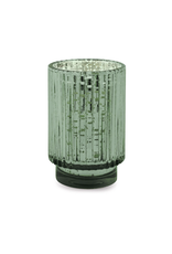 Green Mercury Glass 12oz Tall Candle