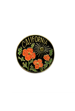 Paper Parasol Press California Poppy Sun Enamel Pin