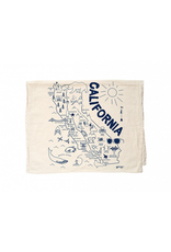 California Tea Towel - Natural