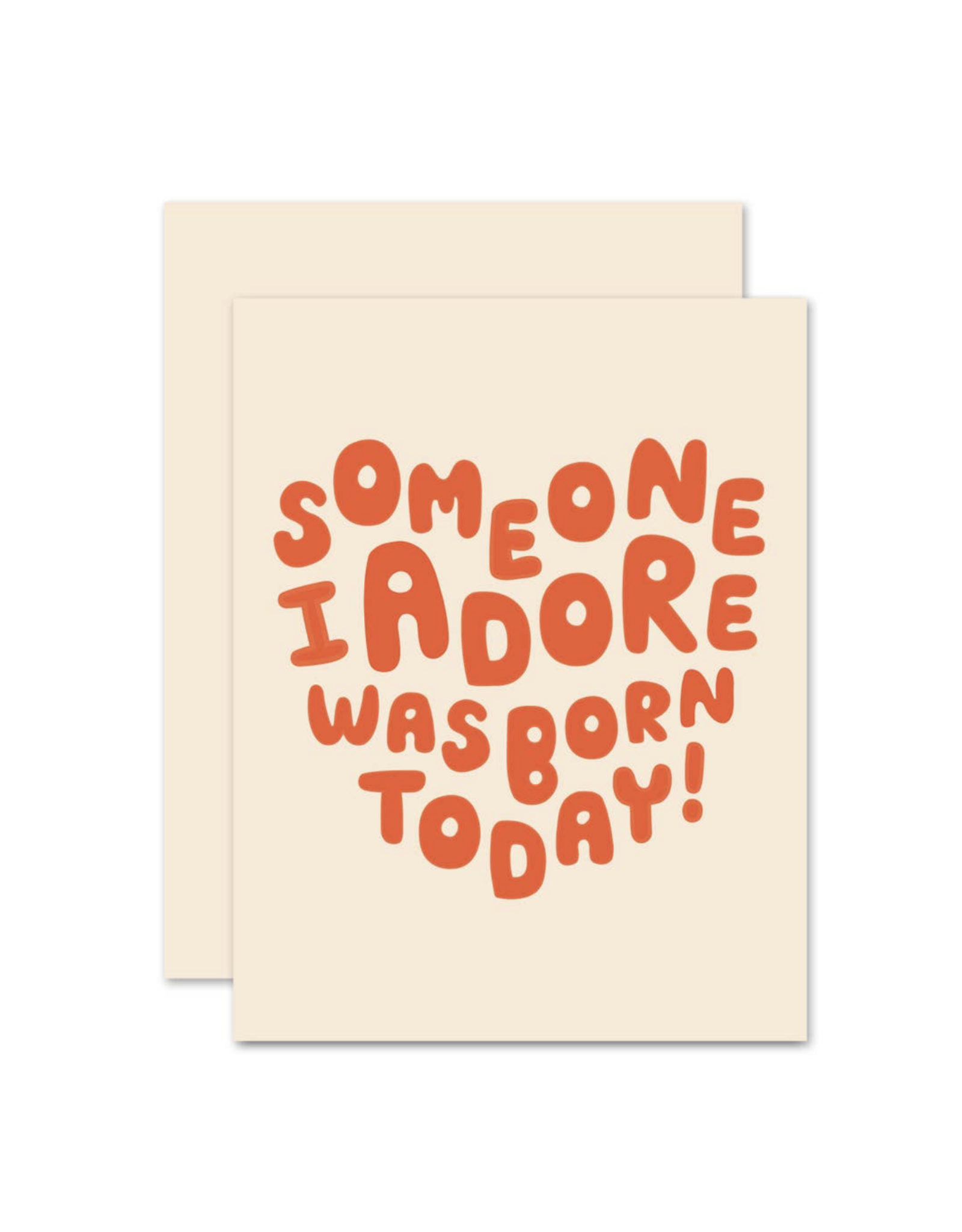 Adore Birthday Card
