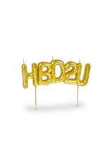 Fred Party Candles - HBD2U