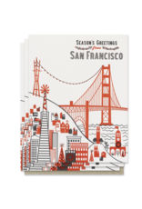 Paper Parasol Press Season's Greetings from San Francisco - Box set of 6