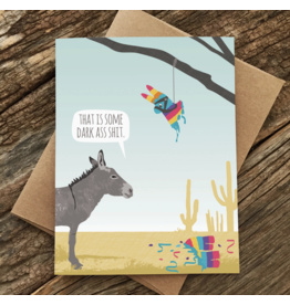 Modern Printed Matter Donkey Pinata Birthday Card