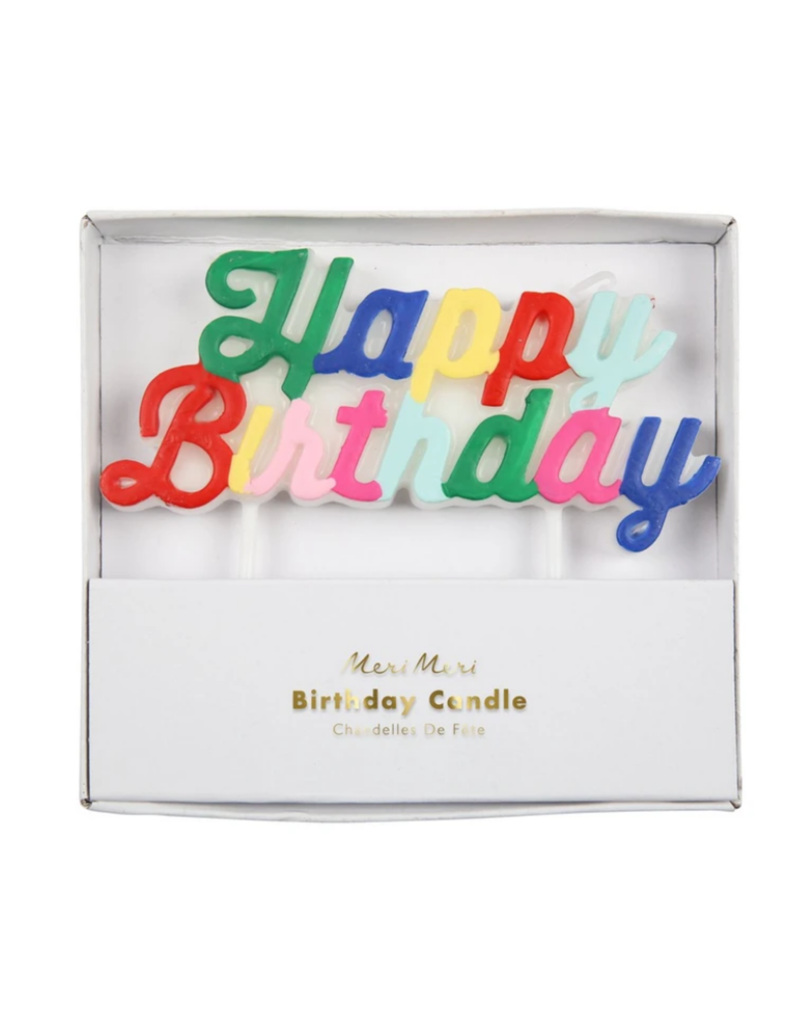 Happy Birthday Candles Orange Bird