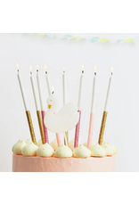 Multicolor Glitter Candles