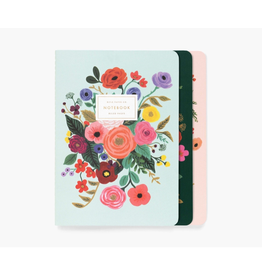 Rifle Paper Assorted Set of 3 Garden Party Notebooks