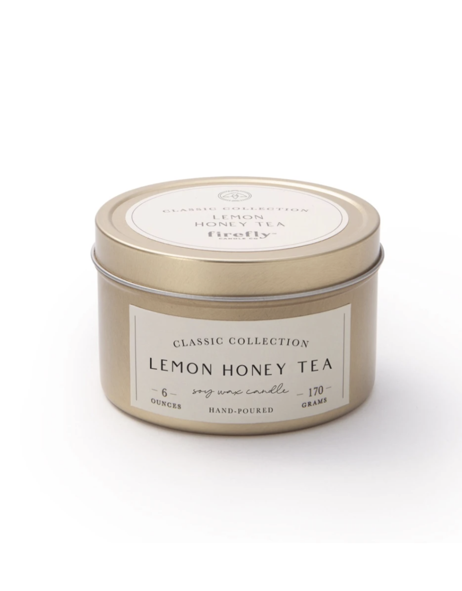 Firefly Gold Tin - Lemon Honey Tea Candle