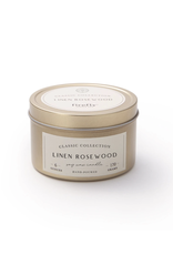 Firefly Gold Tin - Linen Rosewood Candle