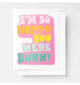 Riso Card - So Happy You Were Born