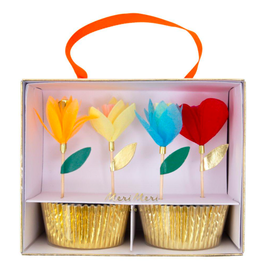 Bright Flower Cupcake Kit