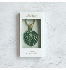 Monstera Keychain