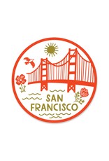 Paper Parasol Press San Francisco Icons Sticker