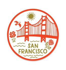 Paper Parasol Press San Francisco Icons Sticker