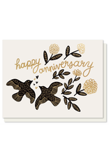 Paper Parasol Press Anniversary Birds Card