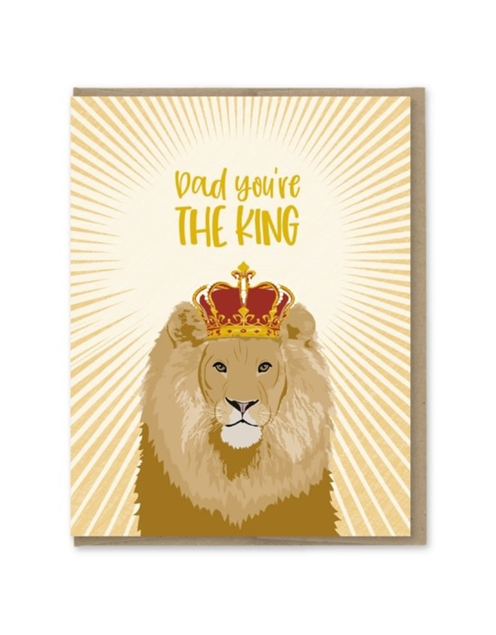 Modern Printed Matter The King Dad Card