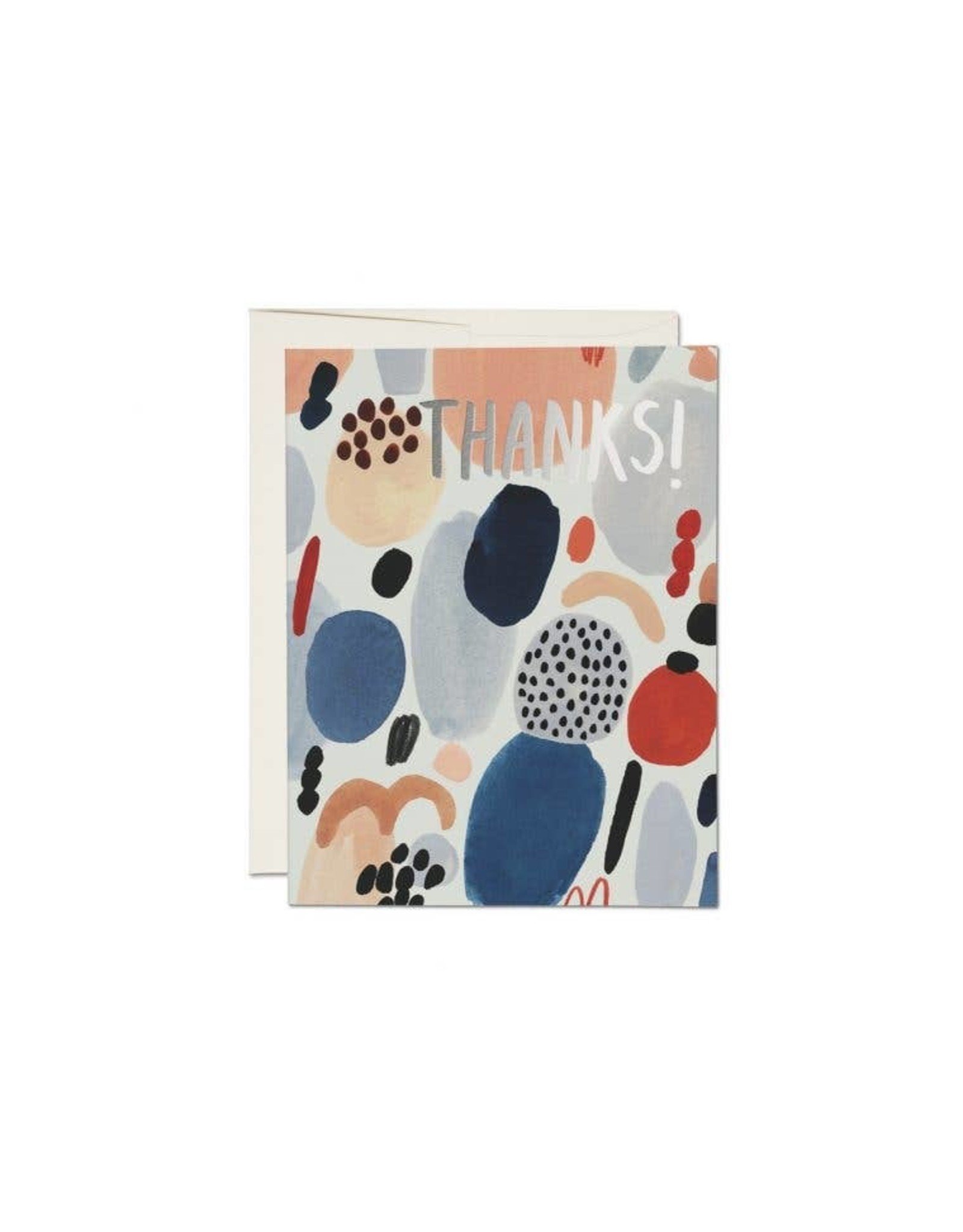 Paint Palette Thank You Card
