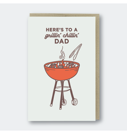 Pike Street Press Grillin' Chillin' Dad Card