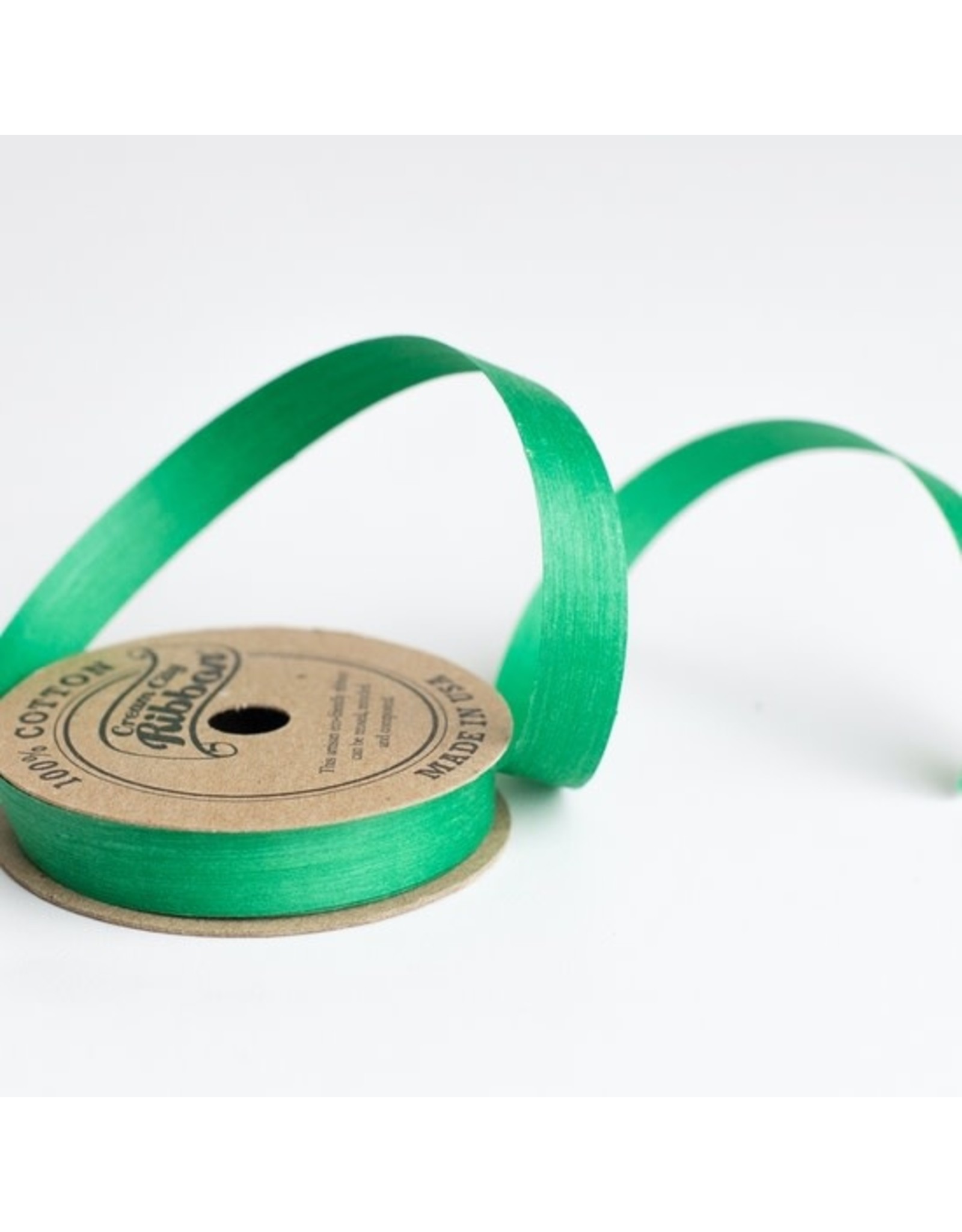Wrappily Eco Gift Wrap Cotton Ribbon - Green