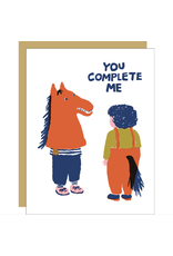 Egg Press You Complete Me Card
