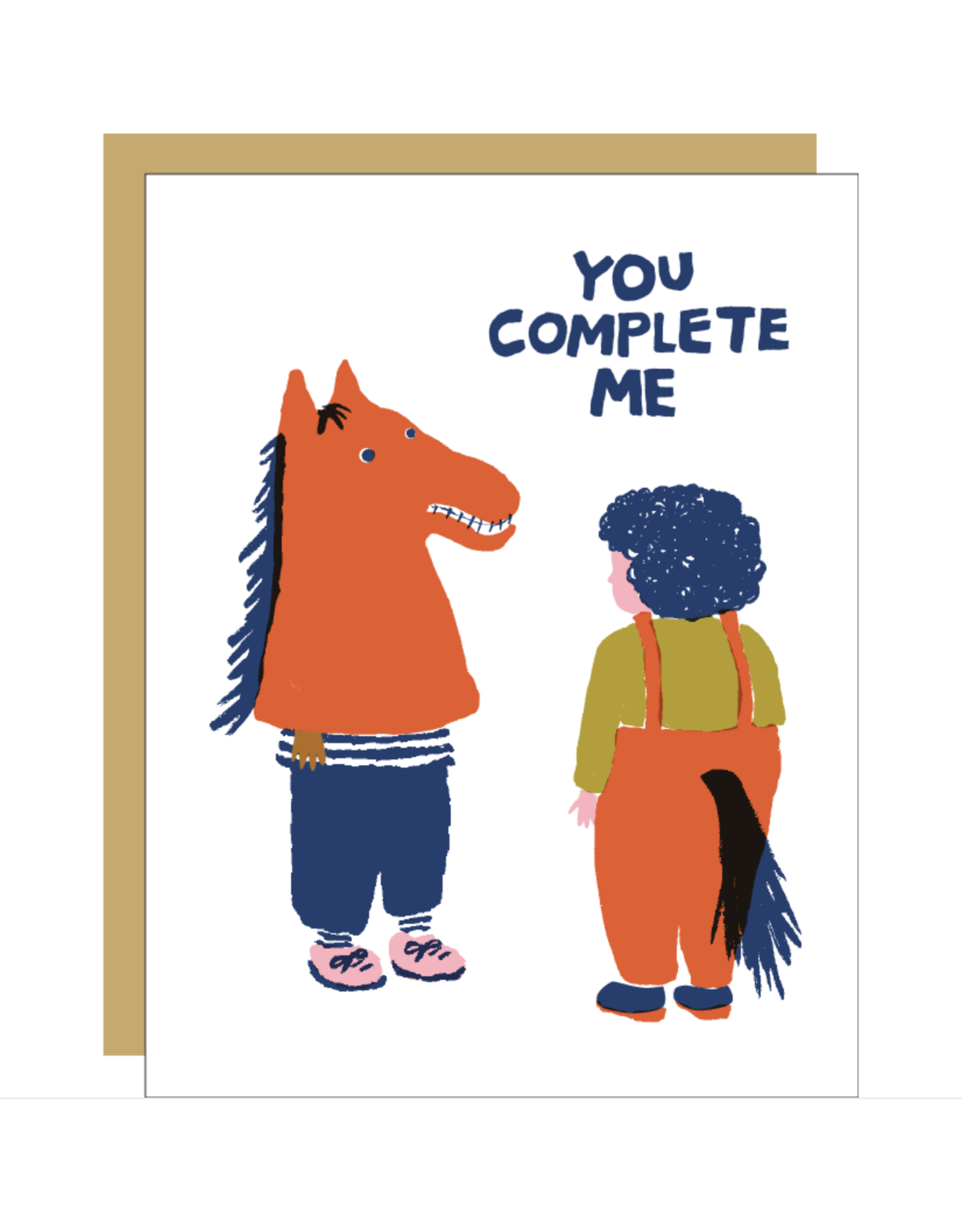 Egg Press You Complete Me Card