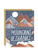 Egg Press Mountains Of Thanks Card