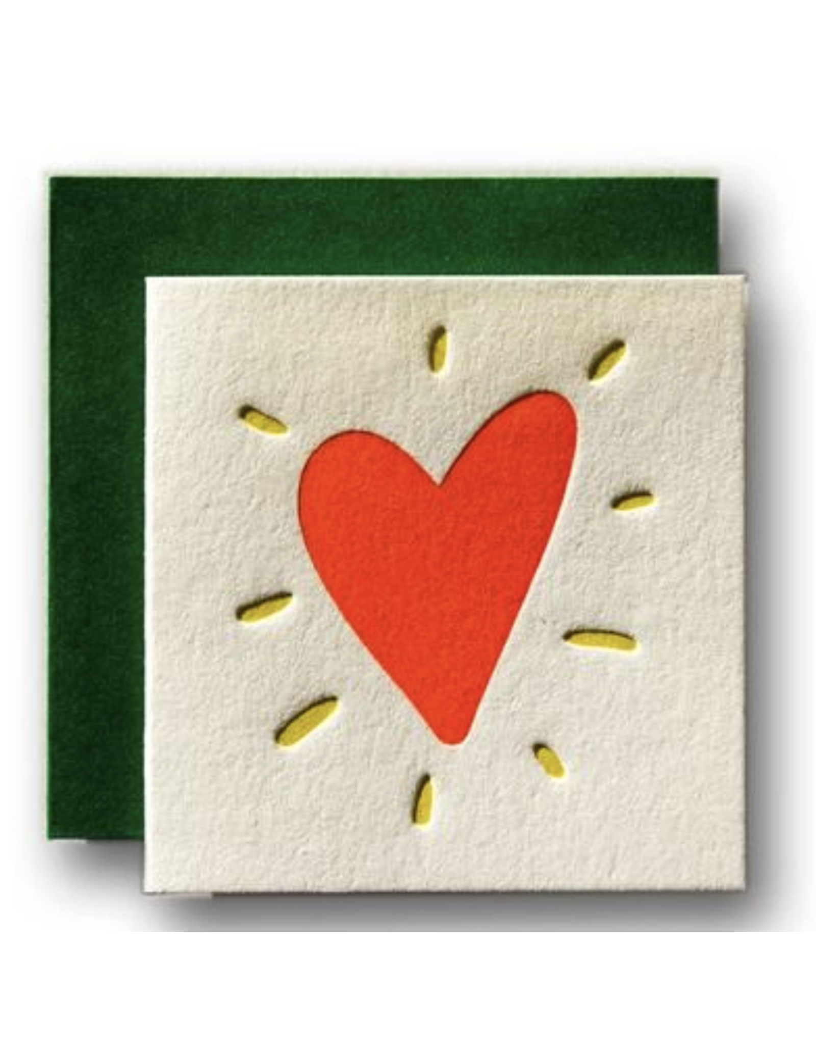 Ladyfingers Letterpress Tiny Heart Card