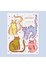 Cat Person Birthday Card