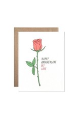 Hartland Brooklyn Anniversary Rose Card