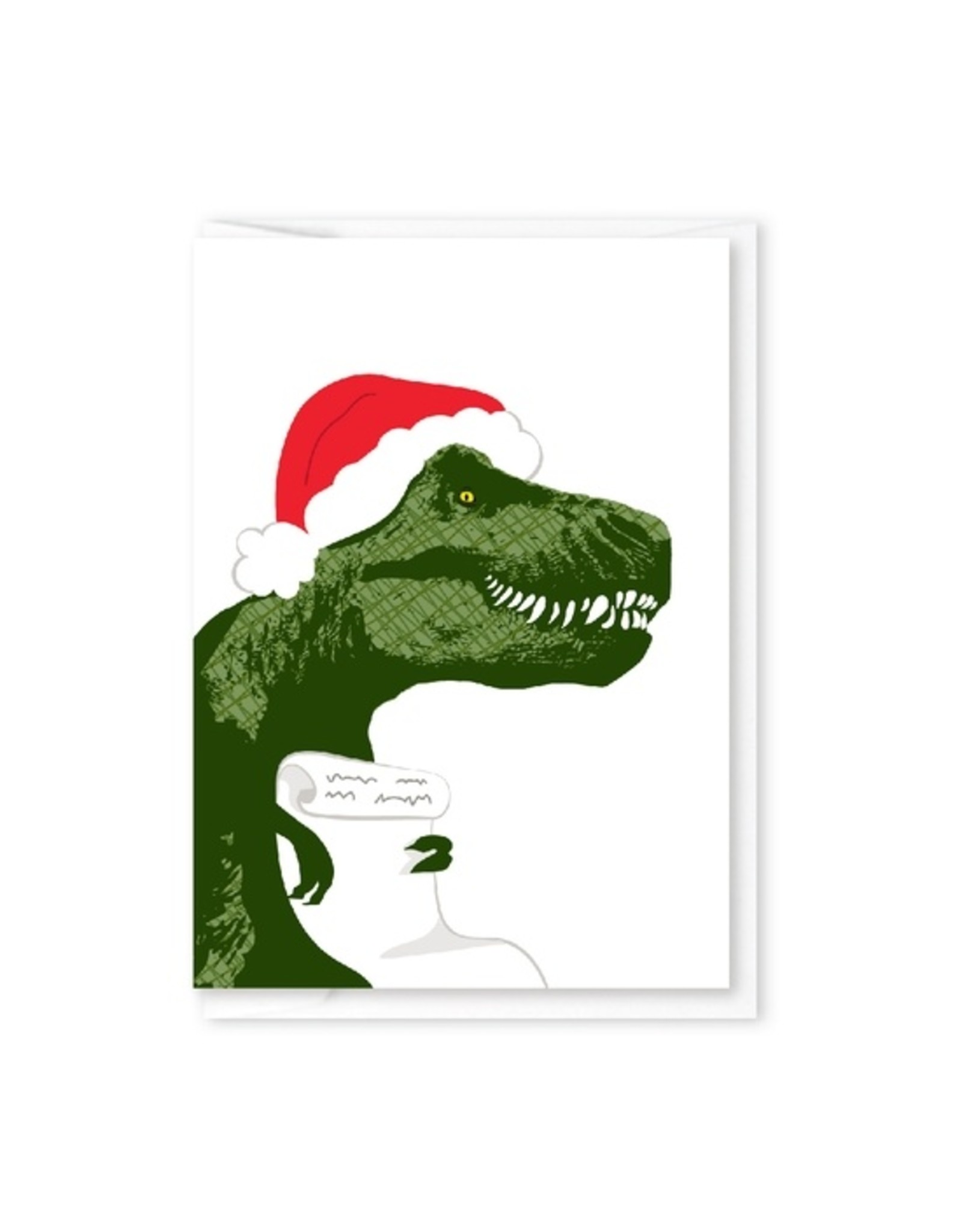 Modern Printed Matter TREX Santa Enclosure Card