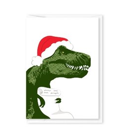 Modern Printed Matter TREX Santa Enclosure Card