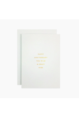 Crazy Kids Anniversary Card