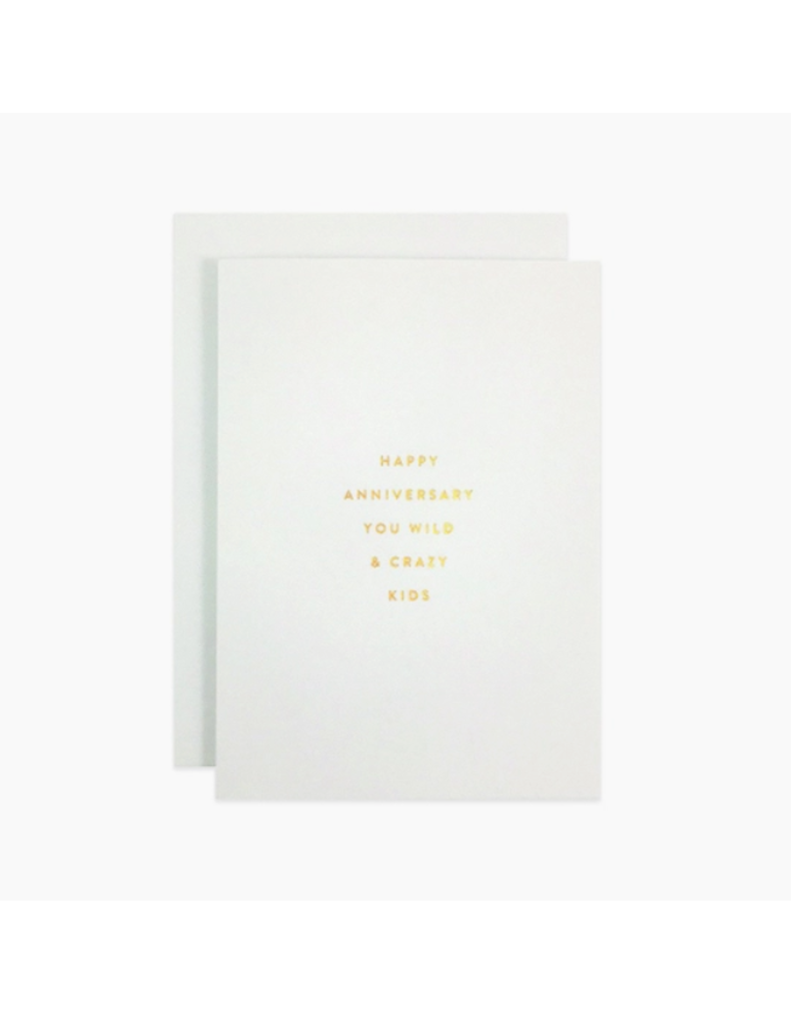 Crazy Kids Anniversary Card