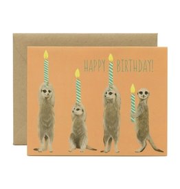 Yeppie Paper Meerkat Birthday Card