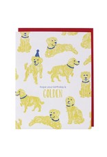 Golden Retriever Birthday Card