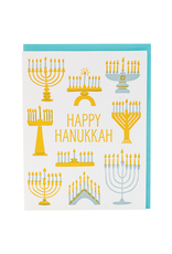 Menorah Hanukkah Card