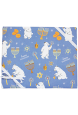 Polar Bear Hanukkah Gift Wrap