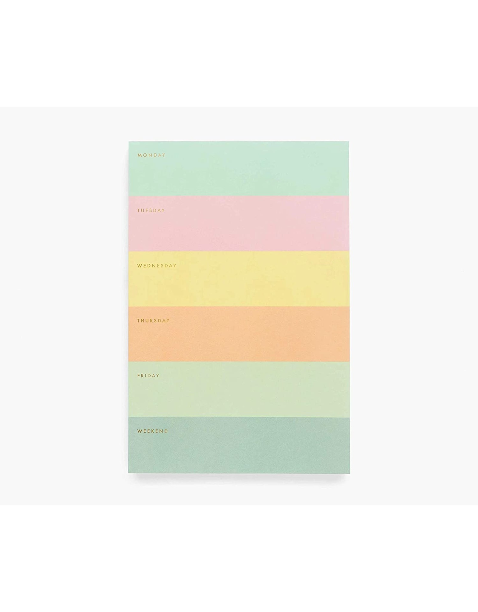 Rifle Paper Color Block Weekly Memo Notepad