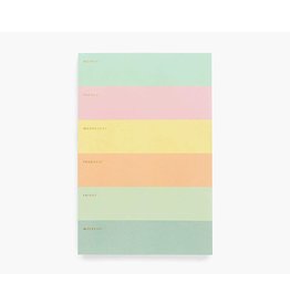 Rifle Paper Color Block Weekly Memo Notepad