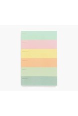 Rifle Paper Color Block Weekly Memo Notepad