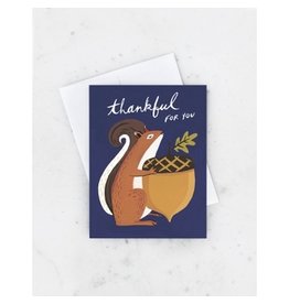 Thankful Squirrel Card