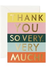 Rifle Paper Color Block Thank You Card