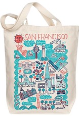 Morado Designs San Francisco Boutique Map Art Tote