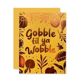 Gobble Wobble Card